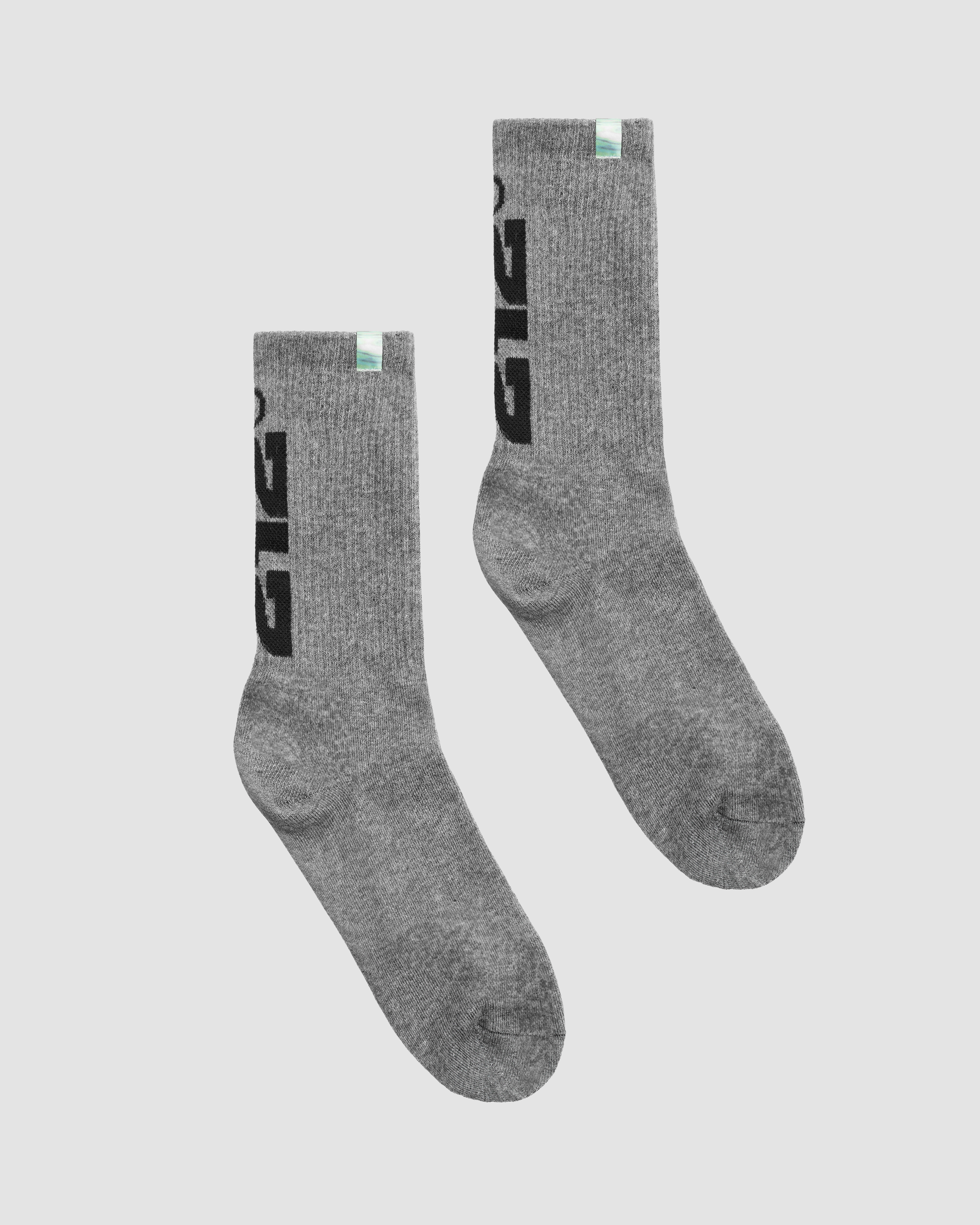 212 Grey Crew Socks